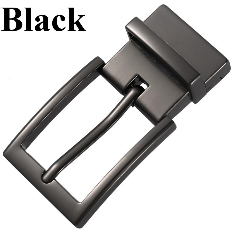 1pc Casual Men Leather Belt Buckle Rectangle Swivel Buckle Solid Decoration DIY