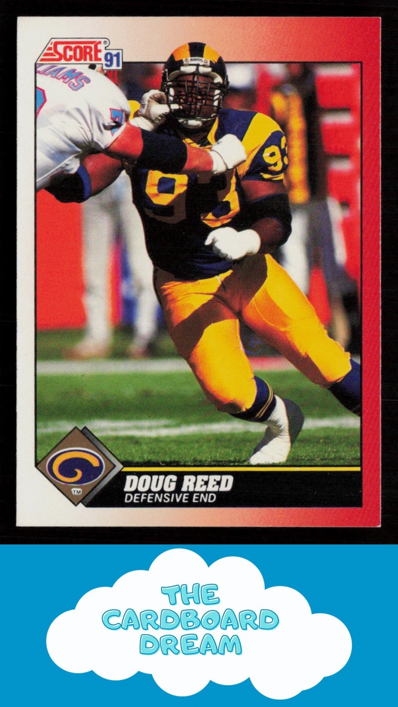 Doug Reed 1991 Score #211 RC Rookie Los Angeles Rams