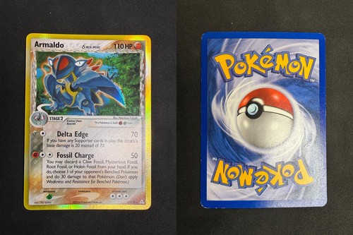 POKEMON UNGRADED ARMALDO Δ 1/110 HOLO R HOLON PHANTOMS LP