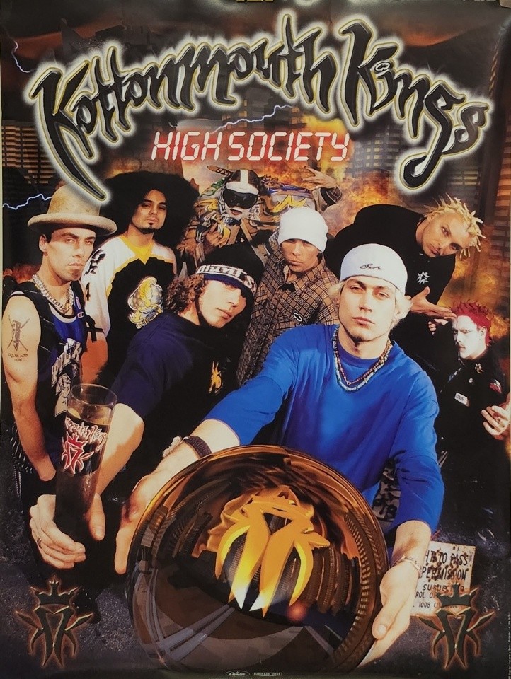 Kottonmouth Kings 2000 High Society Promotional Poster Excellent