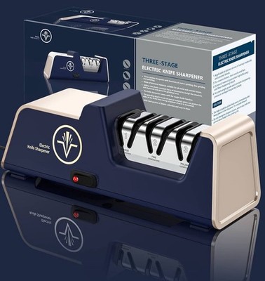 Professional Electric Knife Sharpener with 100% Diamond Abrasives and Precision