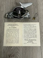 Vintage Warner Tools Trimmer No.10 With Original Adjustment Instructions