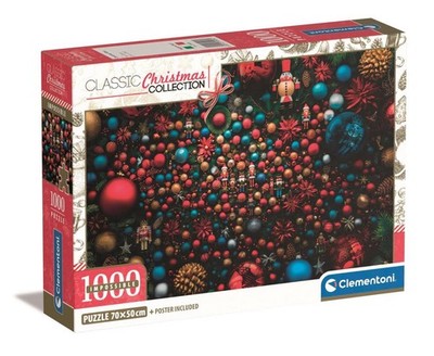 Impossible Puzzle: Christmas Vibes 1000 Pieces - Clementoni