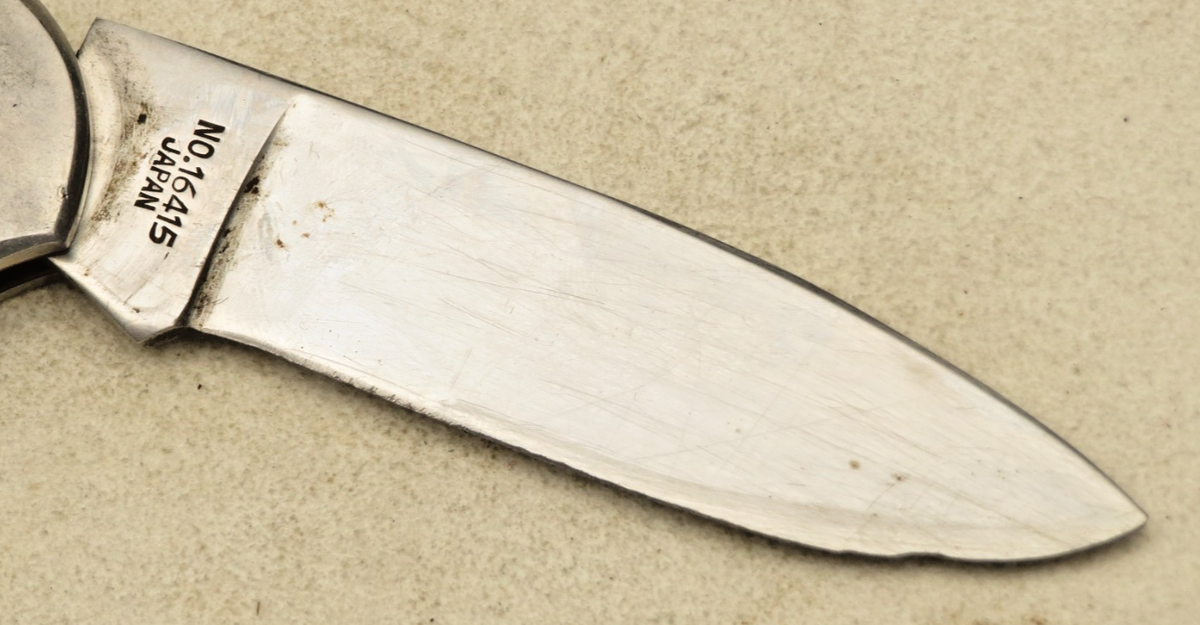 Vintage PRECISE BLACKHAWK - Made in Seki Japan – Lockback Folding
