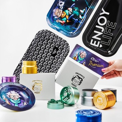 Granny s Überraschung Set -  Grinder & Stash Jar garantiert | Warenwert 60  