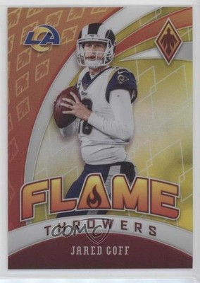 2020 Panini Phoenix Flame Throwers Yellow 51/75 Jared Goff #12 0x1e