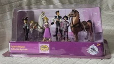 Disney Store TANGLED Rapunzel The TV Series 6 Figurine Playset Sealed Box Wear