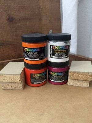 NEW Versatex Screen Printing Inks & Blick Linoleum Mounted blocks lot