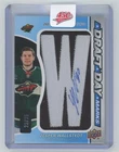 2024-25 Upper Deck SP Game Used Draft Day Marks Jasper Wallstedt Auto 23/35
