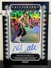 2024/25 Crown Royale Euroleague Calligraphy Signatures NICOLO MELLI AUTO