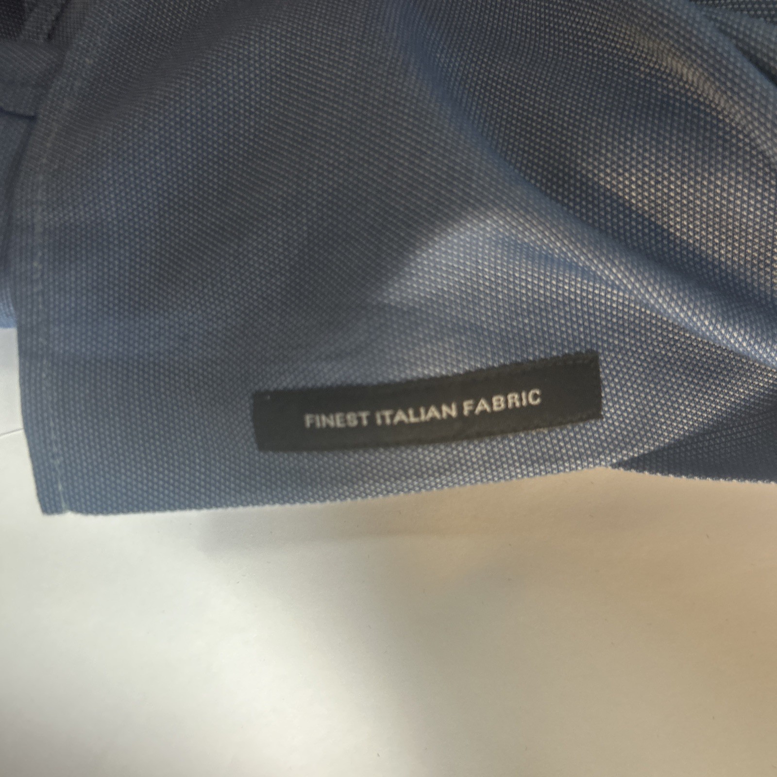 Hugo Boss Enzo 15.5-39 Solid Italian Blue Regular Fit Long Sleeve Dress Shirt thumbnail 18