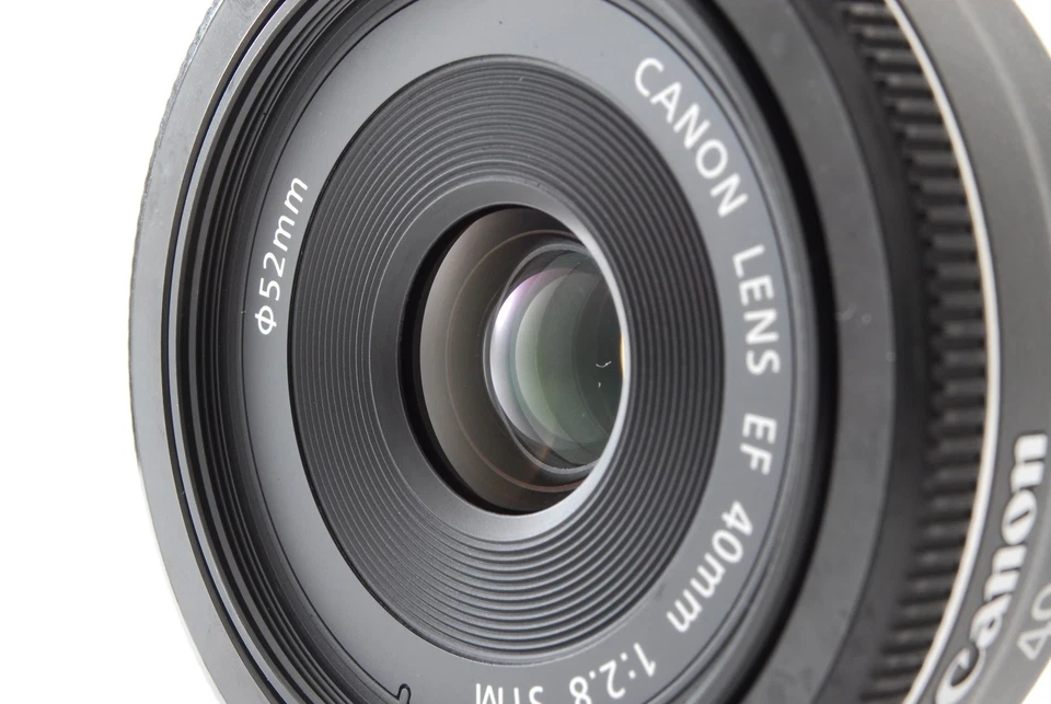 [Near MINT] Canon EF 40mm f2.8 STM Macro Black AF Pancake Lens For EF From JAPAN - Image 2 of 4