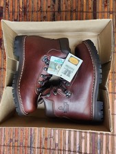 NEW ALICO SUMMIT LEATHER HIKING BOOTS Men's Size 7.5 M Made In Italy Vibram