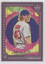 2022 Panini Diamond Kings Rookies II Plum Frame Jarren Duran #147 0c6