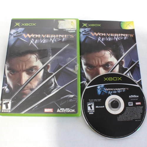X2: Wolverine's Revenge (Microsoft Xbox, 2003) CIB Complete w/ Manual Tested