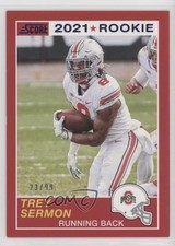 2021 Panini Chronicles Draft Picks Score Retro Blue 23/99 Trey Sermon #55 1s8