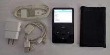 Apple 5th Generation 30GB Black iPod with cord Nice Original Working Condition