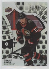 2021-22 Upper Deck Allure Rookies 2005 NHL Shield Shane Pinto #138 Shield av1