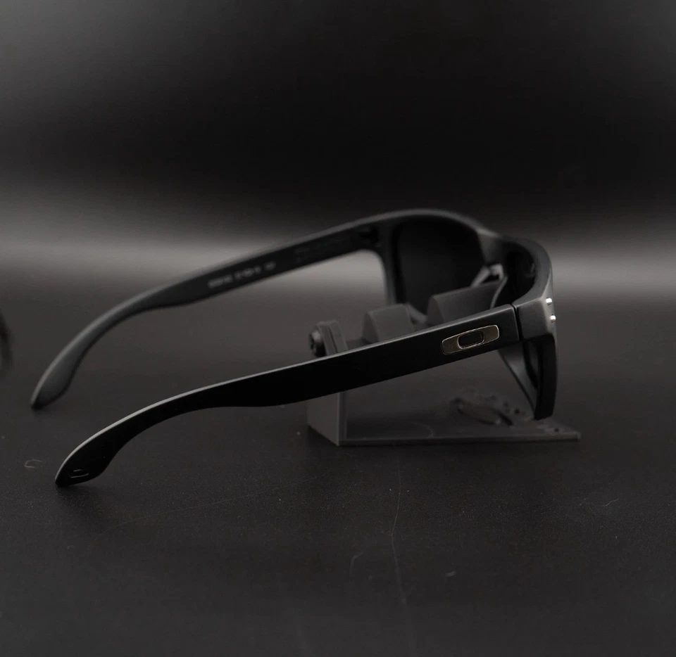 Oakley Holbrook Sunglasses Matte Black with Silver Logo - Image 2 of 4