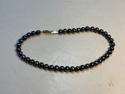 RTI 14K Yellow Gold  Clasp Tahitian Peacock 4.2MM Pearl 7.5  Bracelet