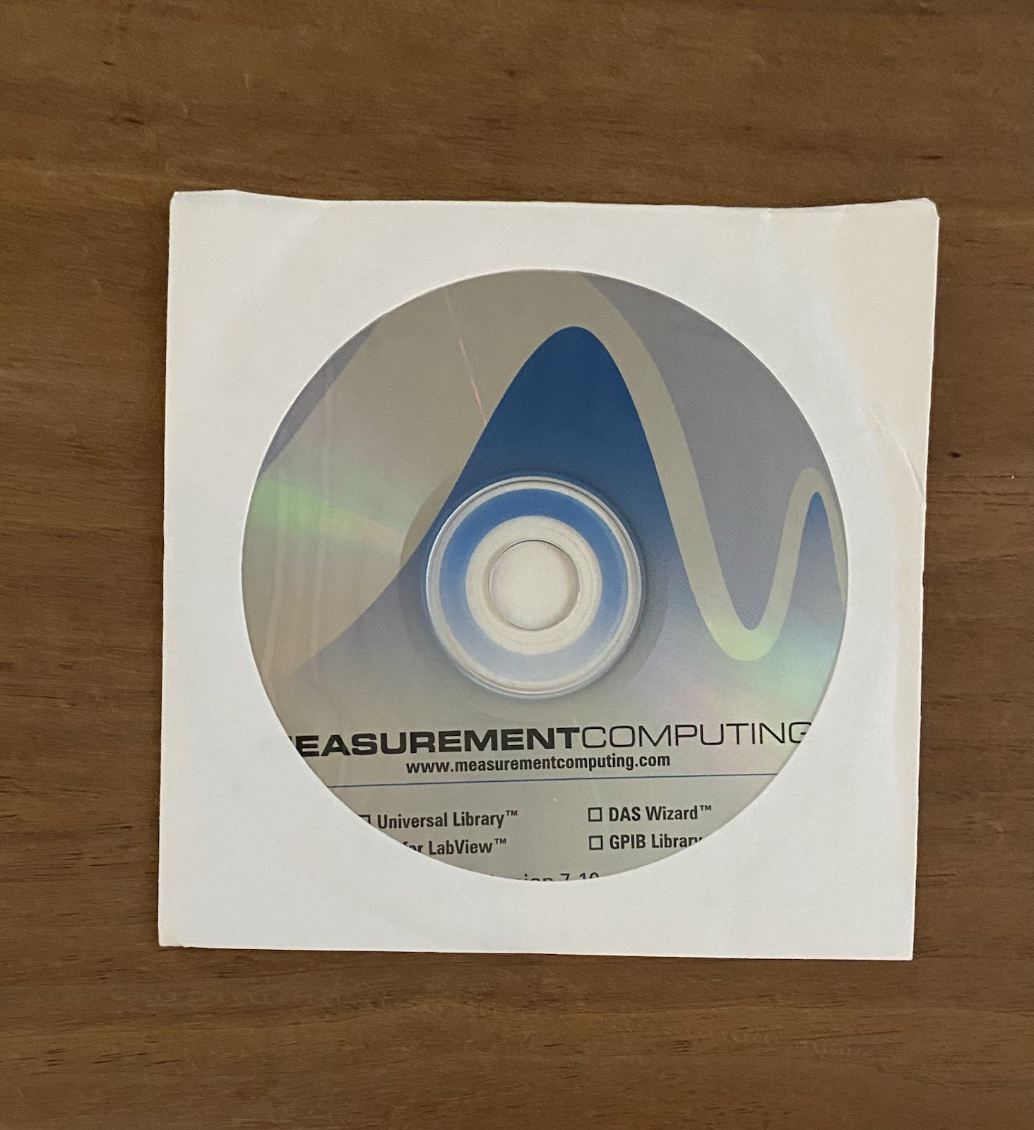 MEASUREMENT COMPUTING SOFTWARE - UL FOR LABVIEW, VERSION 7.10