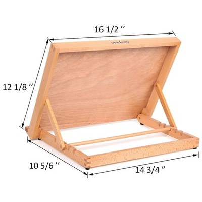 Adjustable Wood Sketching Board - 16.5'' x 12.1'' Surface#