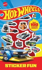 Hot Wheels Sticker Fun Book Over 100 Reusable Car Stickers Kids Activity Pad Set