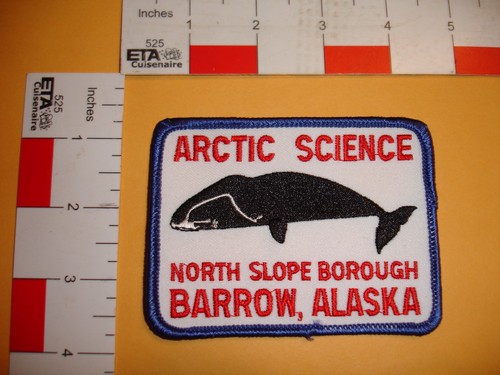 Vintage Patch Arctic Science North Slope Borough Alaska