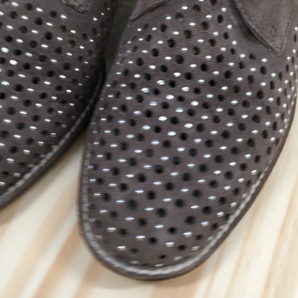 Zapatos Ara para mujer US8 UK5.5 perforados con tachuelas con cordones Oxford marrón gamuza cuero Foto 4 de 4