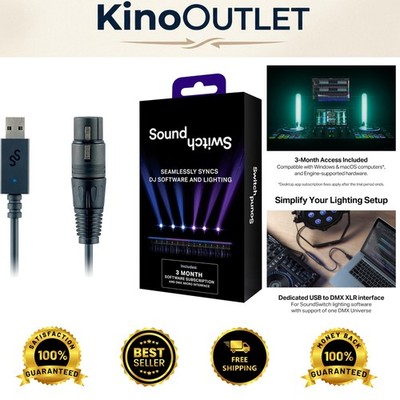 Revolutionary DMX Interface - Compact USB Design with LED Status Indicator