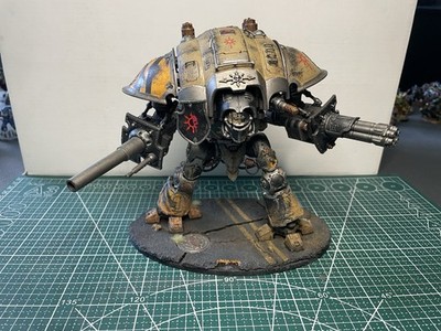 Warhammer 40K Chaos Knight Despoiler - Iron Warriors - Gut Bemalt