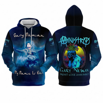 Gary Numan 2025 Tour Hoodie AOP 3d Unisex S-5XL MEN 2 sides K1EN26