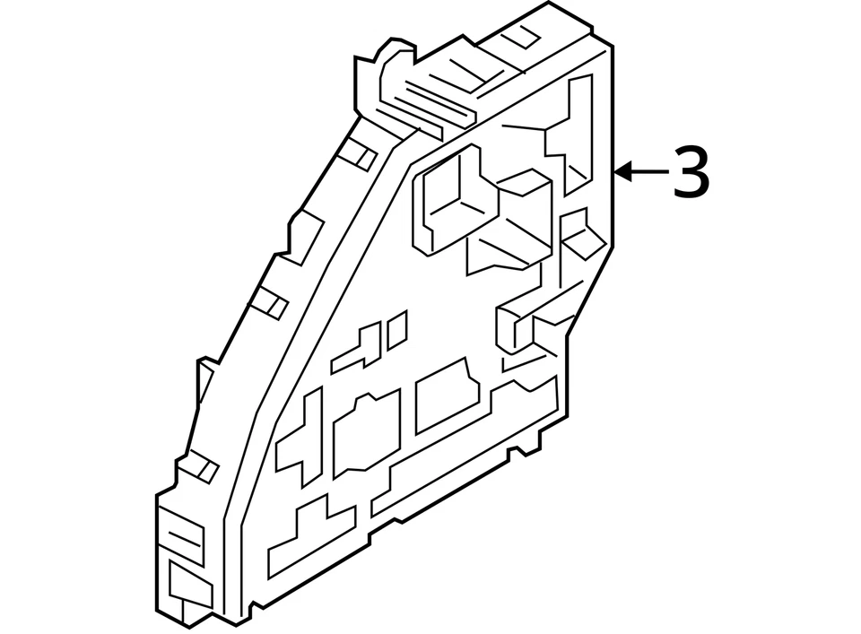 Fuse Box Engine Trunk Mounted Fits 12-17 BMW 535i GT 2978780 - Image 4 of 4