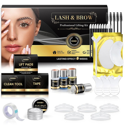 Lash Lift Kit, Eyebrow Lamination Kit, Eyelash Perm Kit, 2 in 1 Professional Eye
