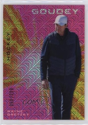 2021 Goodwin Champions Goudey Platinum Pink Traxx 50/299 Wayne Gretzky HOF 02v3