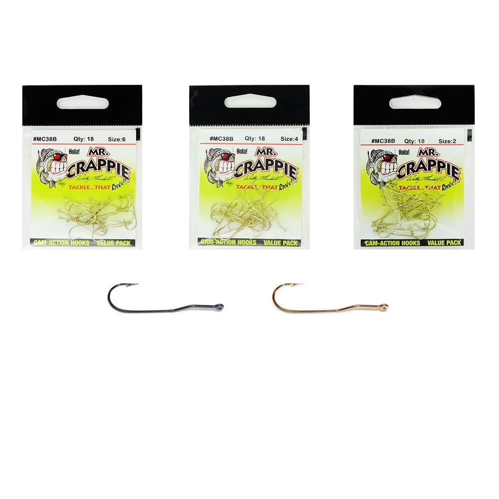 cam action hooks for fishing Team Crappie Cam-Action Hook