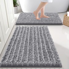 Bathroom Rugs Sets 2 Piece 30x20 24x16 , Extra Soft Bath Mats