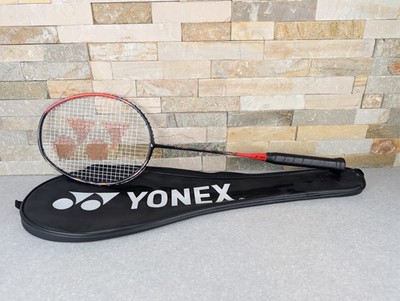 Yonex Astrox 77 Play Badminton Racket Orange Black with Full Cover LIKE NEW