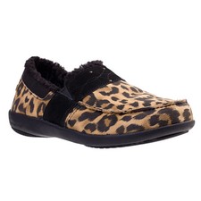 Spenco Fiesta Cozier Orthotic Support Women's Slippers Leopard - 9 Medium