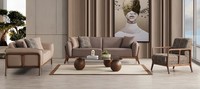 Moderne Wohnzimmer Couchgarnitur Polster 3-Sitzer Relaxsessel 2Tlg