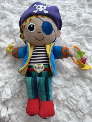 Lamaze Pirate Plush Baby Toy with Ring and Shapes, Multicolor