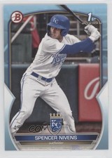 2023 Bowman Draft Sky Blue 49/499 Spencer Nivens #BD-93 15r3