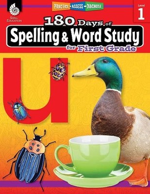 180 Days: Spelling and Word Study for First Grade by Shireen... - 9781425833091