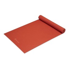 Gaiam Yoga Mat - Premium 5mm Solid Thick Non Slip Exercise  Fitness Mat for All