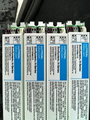 LUTRON  lutron.com EcoSystem  H-Series EHDT554MU210Programmed Rapid Start / Pro