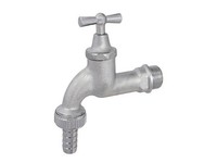 Auslaufventil Mit Metall-Schlauchverschraubung, Mit Knebel-Oberteil, Schwer, 3/4