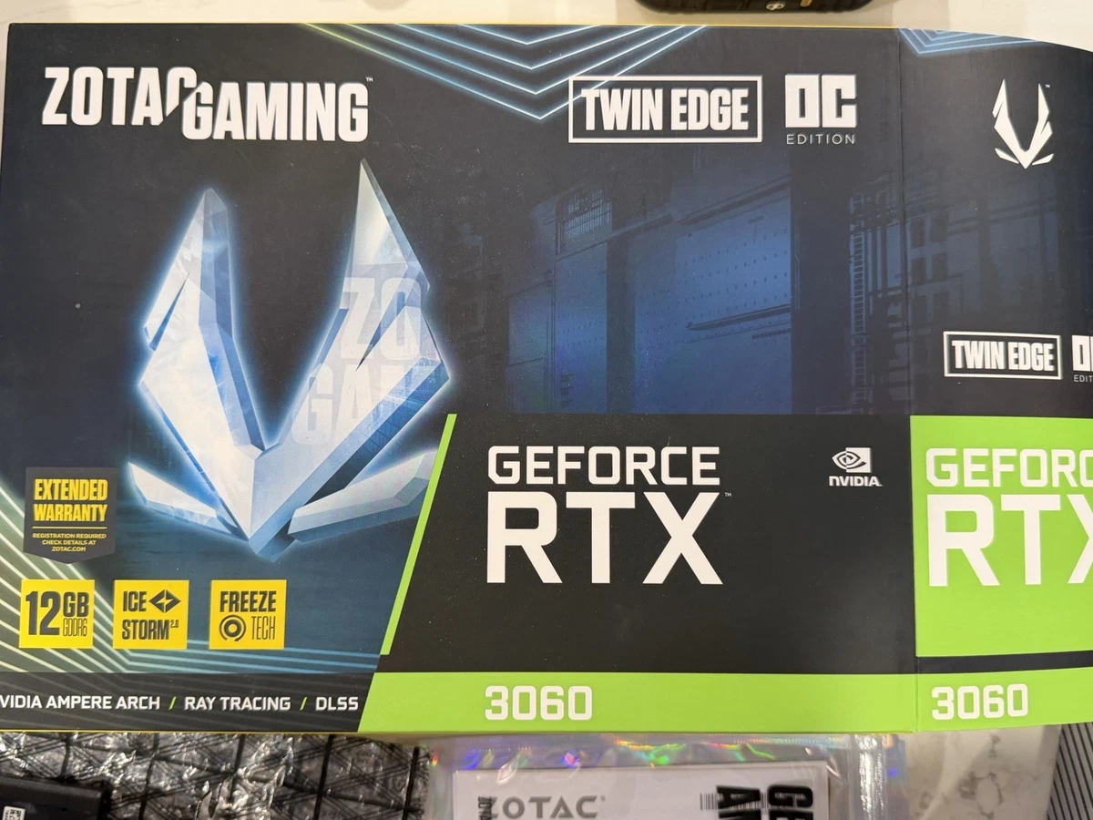 ZOTAC NVIDIA GeForce RTX 3060 12GB GDDR6 Computer Graphics Cards