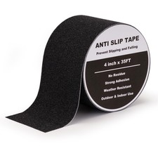 4 Inch x 35Ft Anti Slip Tape for Stairs Ramps Steps Waterproof Grip Tape