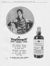 KING GEORGE IV WHISKY - Vintage Advertisement 1929 #6