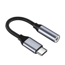 USB Type C to 3.5mm Aux Adapter Type C Audio Jack Cable for iPhone Samsung S24 U